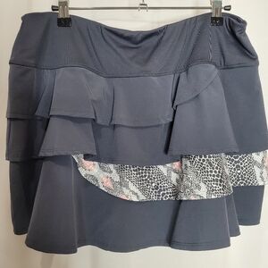 Bolle Tiered Ruffled Skort - Size XL